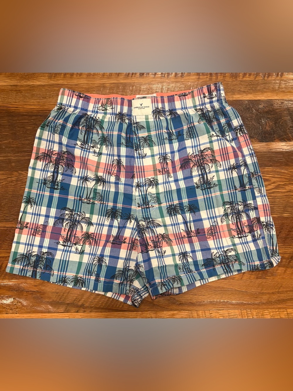 American Eagle Men’s Boxers, Palm Tree Size XS 26-28
